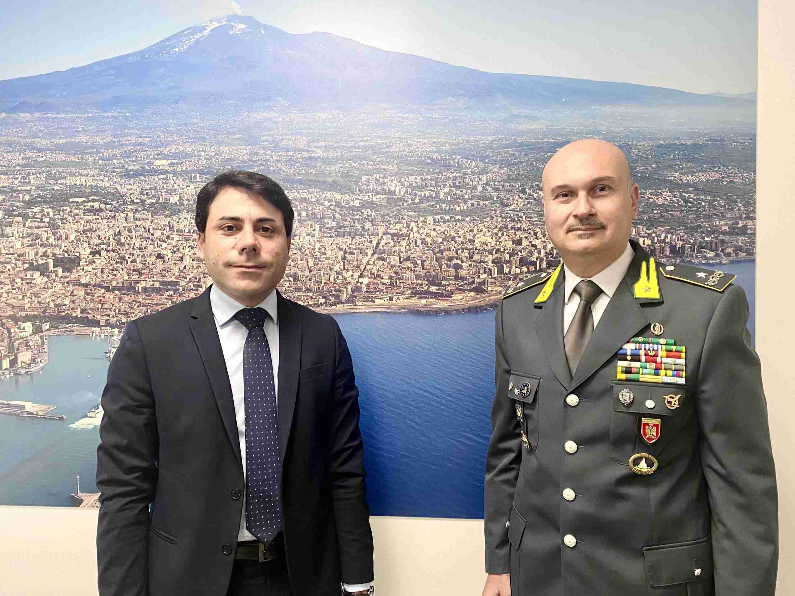 Confesercenti Catania, Visita del comandante GdF Raimondo