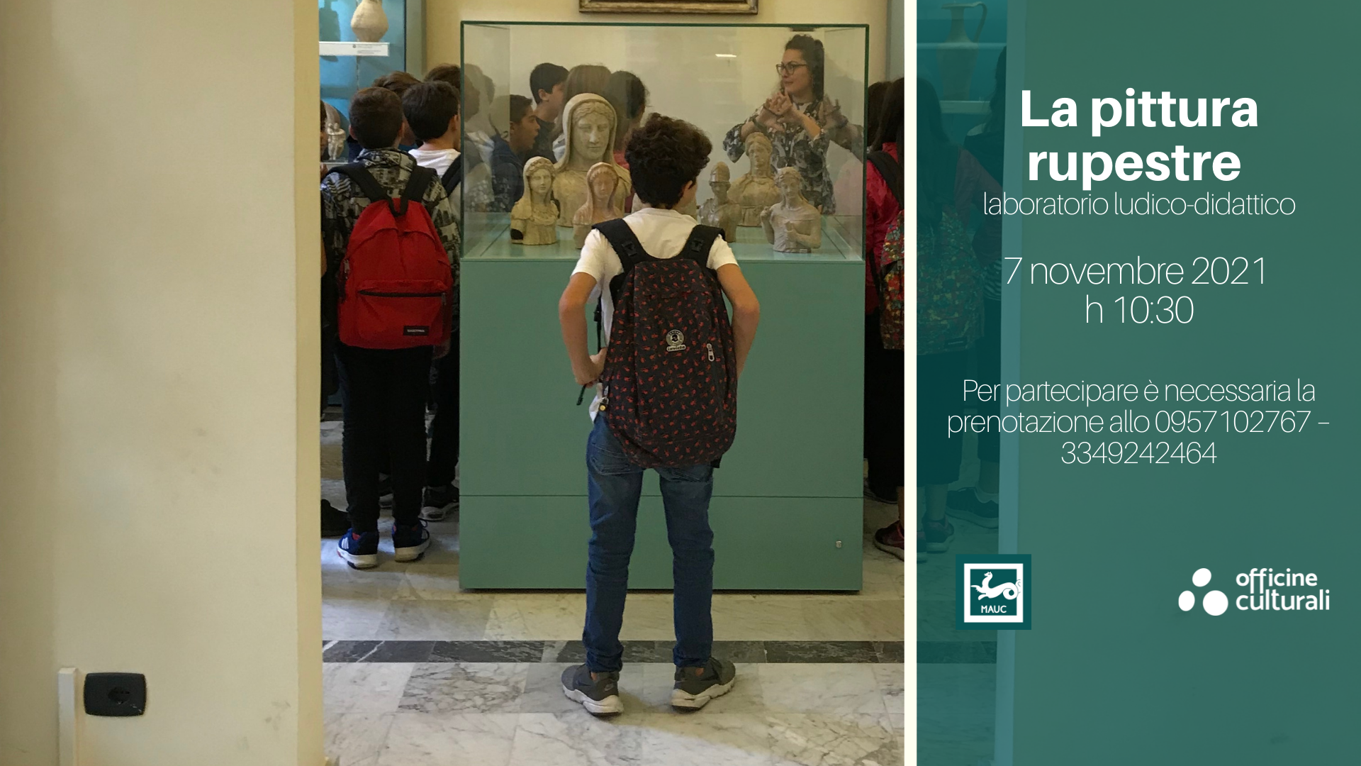 “La pittura rupestre”, laboratorio ludico didattico