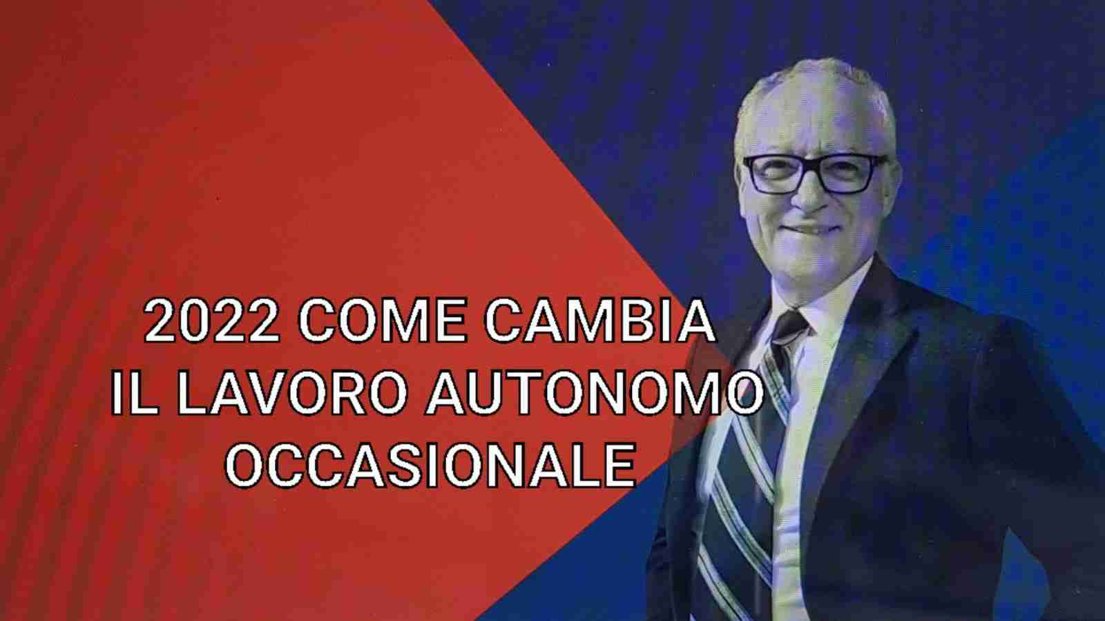 Lavoro autonomo occasionale come cambia dal 2022