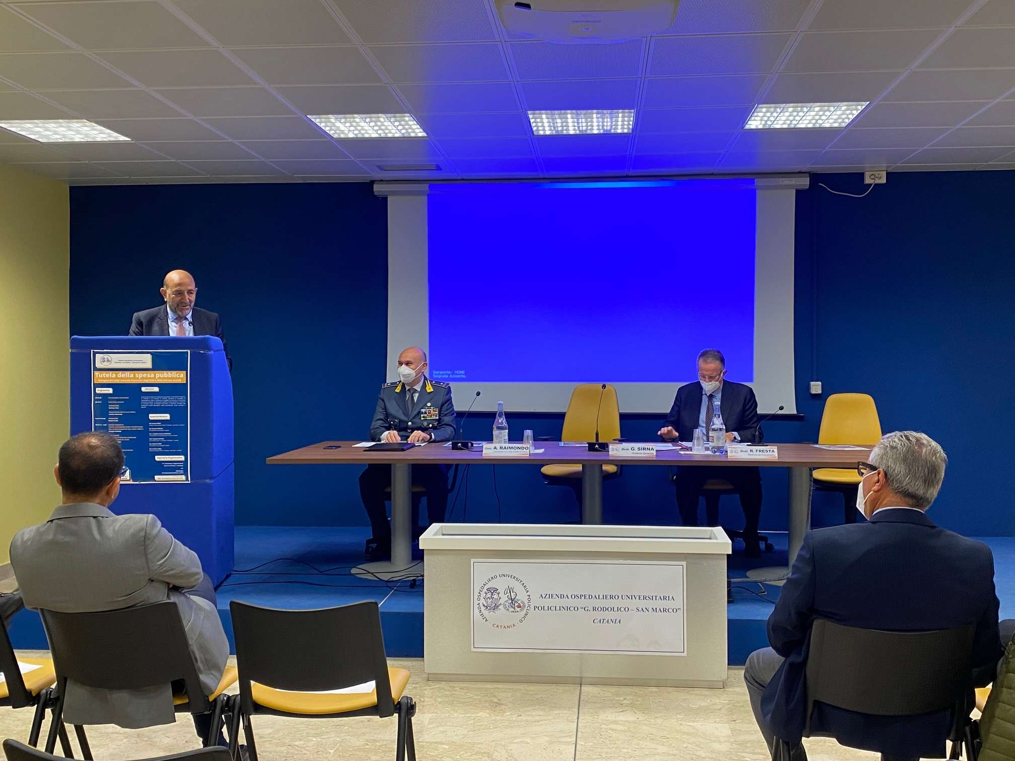 Pnrr: intesa Policlinico Catania- Gdf