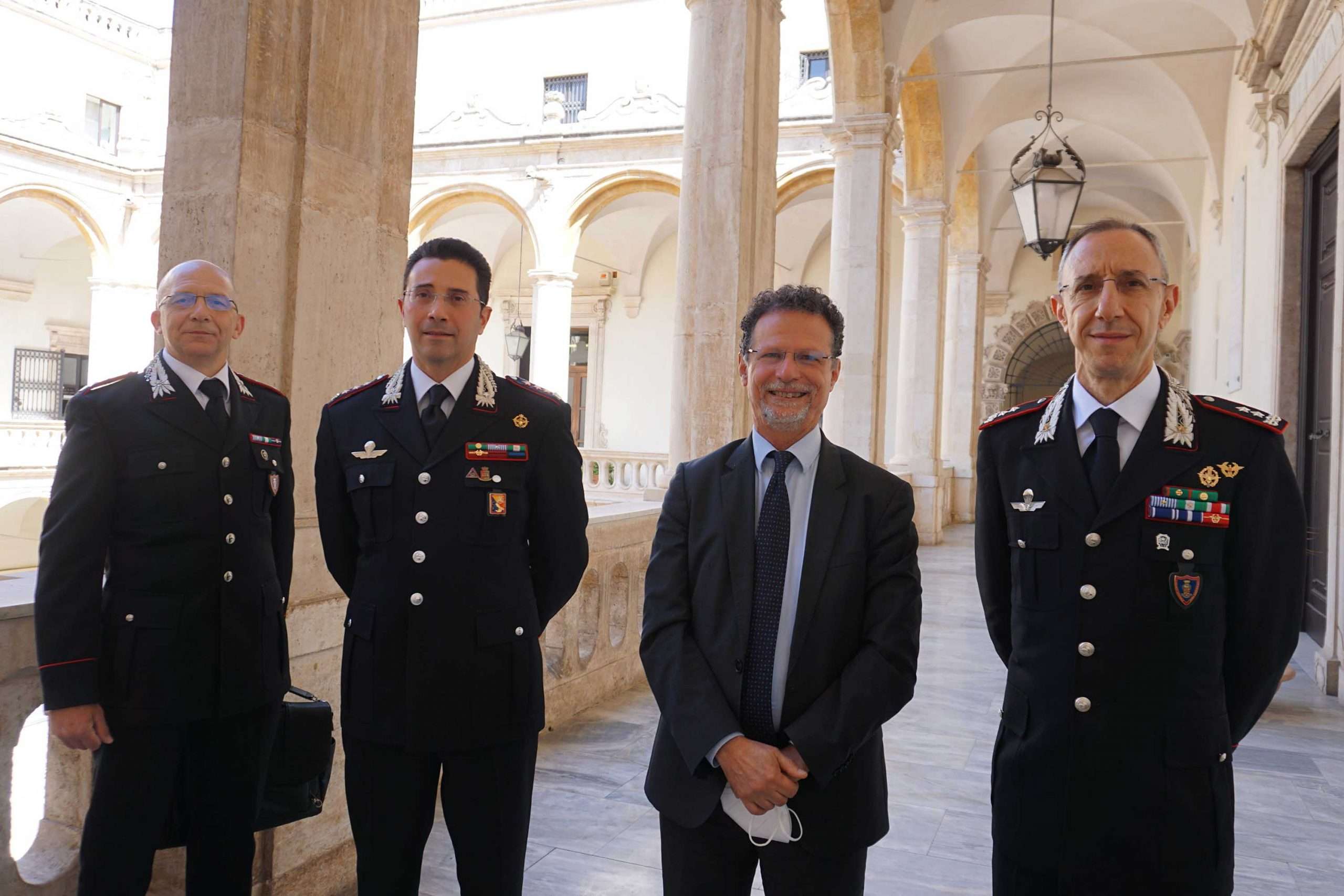 UNICT: L’Arma incontra l’università Visita al rettore e incontro con gli studenti