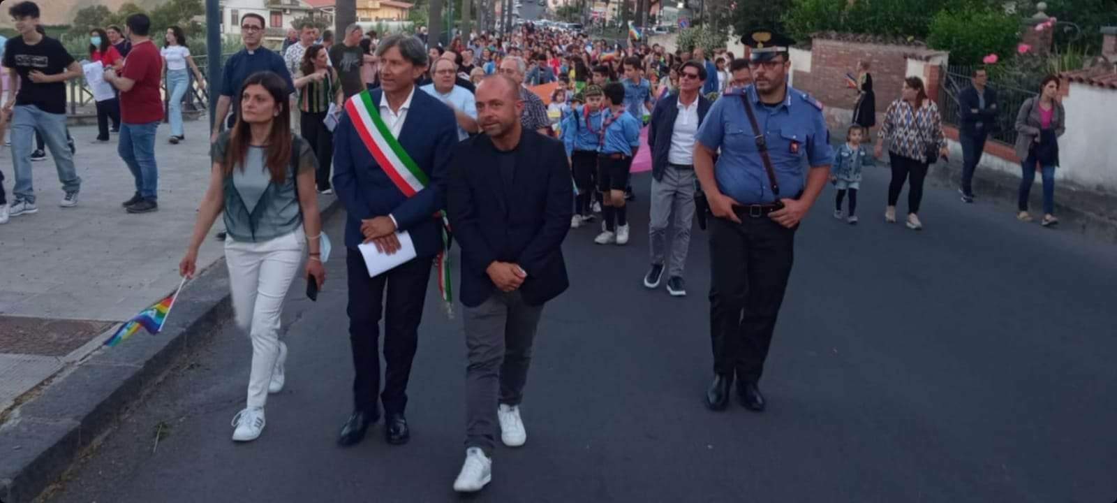 A Motta Sant’anastasia la marcia per la pace