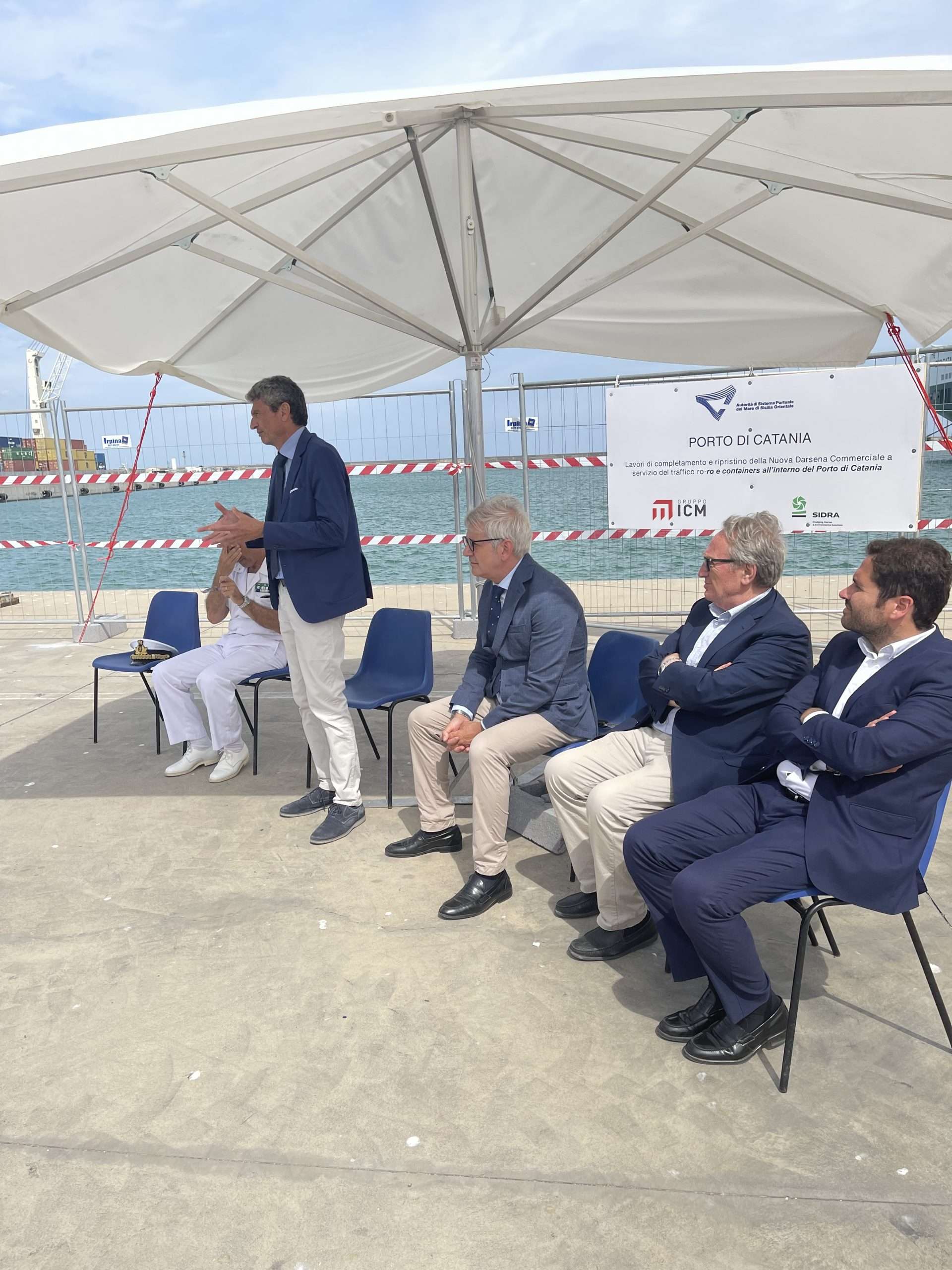 Iniziati i lavori di ripristino della Nuova Darsena del Porto di Catania