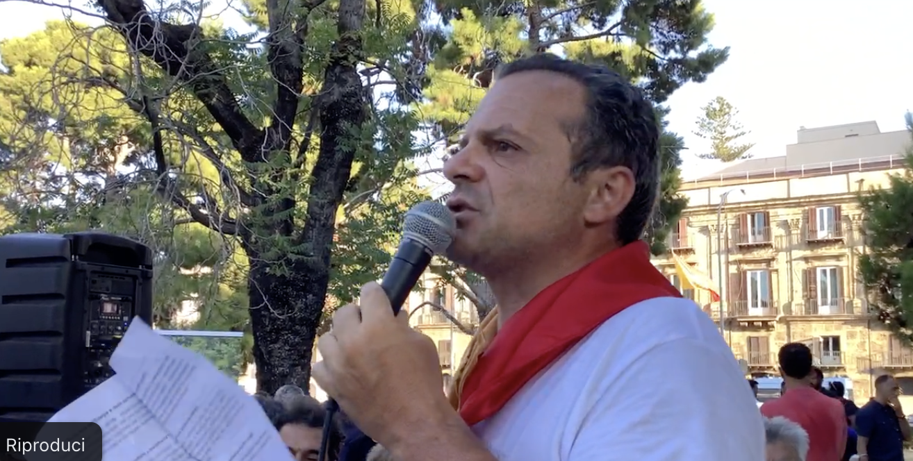 Dopo un cammino di 10 giorni De Luca arriva a Palermo