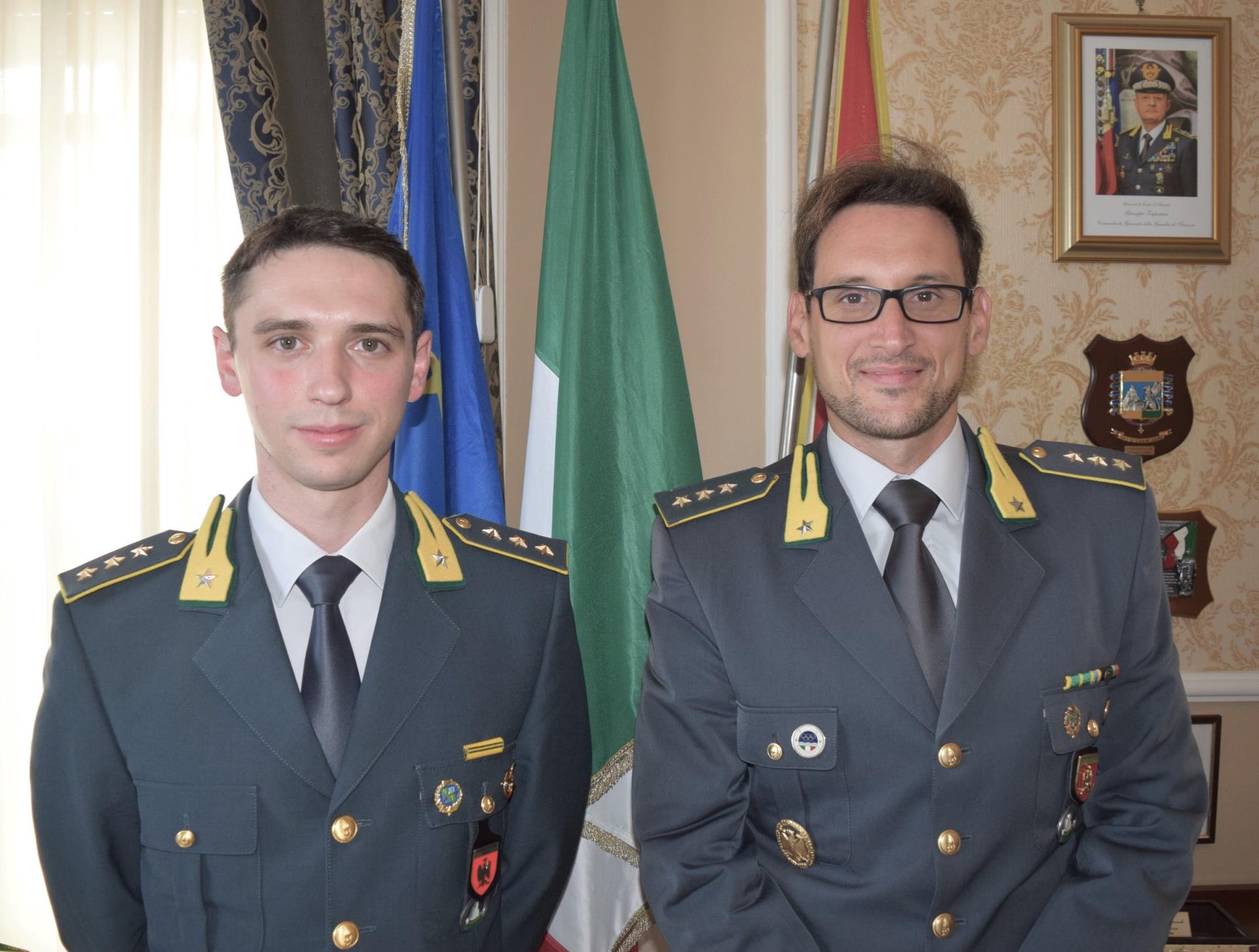 Zuppello al comando della Compagnia Guardia di Finanza di Riposto