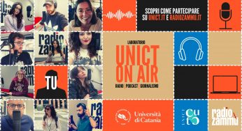 “Unict on air: radio, podcast, giornalismo”, al via le iscrizioni per il laboratorio