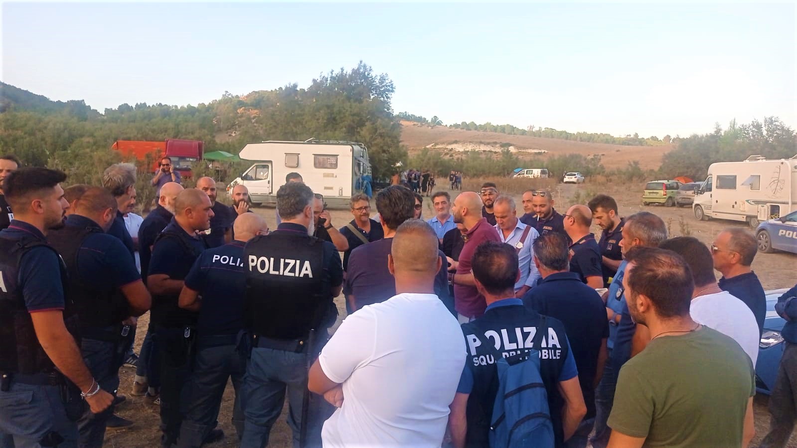 Polizia blocca rave party nel nisseno