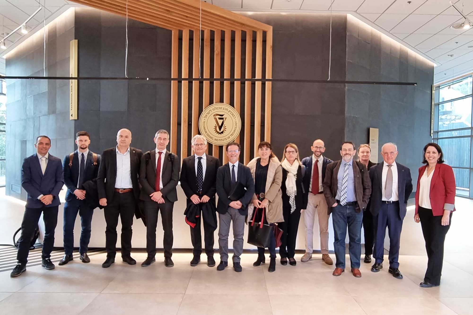 Visita istituzionale in Israele del rettore Francesco Priolo