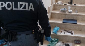 Commissariato di Nesima: arresti e sequestri di armi e droga