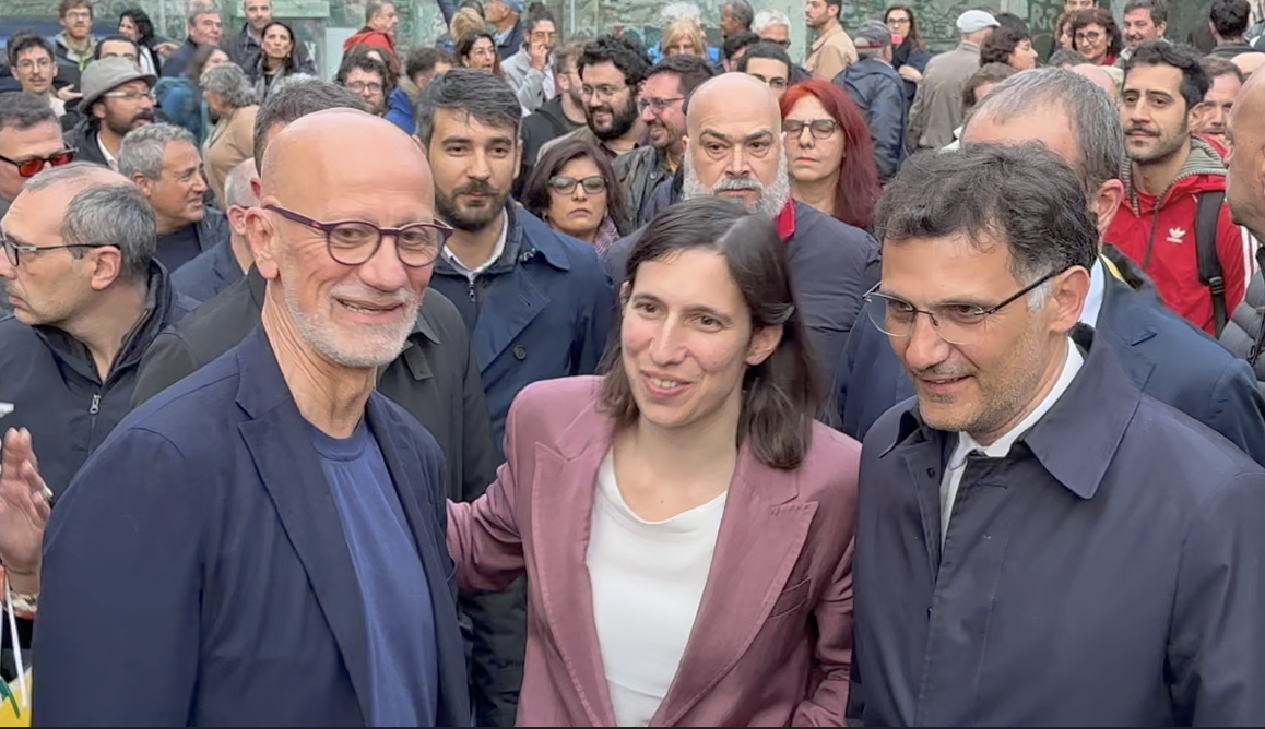 Elly Schlein, segretaria nazionale del PD a Catania