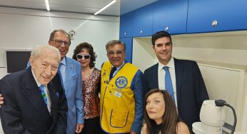 Nuova unita’ oftalmica dal Lions all’unione ciechi
