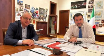 Il sindaco di Adrano Mancuso incontra il Ministro Salvini