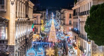 Catania si illumina per il Natale: inaugurate le festività tra luci, mercatini e tradizione
