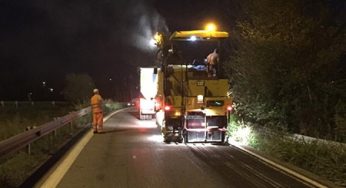 Fondi Ue, nuovo asfalto con lavori notturni e asfalto drenante già da Domenica sera