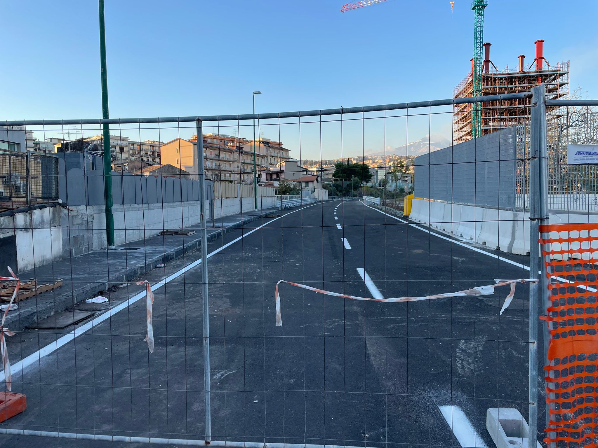 Apre al traffico la parallela al lungomare Rotolo-Ognina