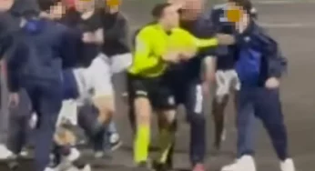 Arbitro aggredito a Riposto, esclusa la squadra Under 17 per un anno