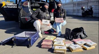 Droga, 35 kg di cocaina in auto: arresto e sequestro a Catania