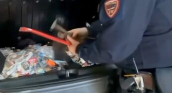 Inseguimento e arresto dopo la rapina al tabacchino