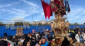 Candelore a Librino per Sant’Agata: festa e roseti nel progetto di Presti