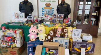 Catania, operazione della Guardia di Finanza in via Teocrito: sequestrati 2.000 prodotti contraffatti