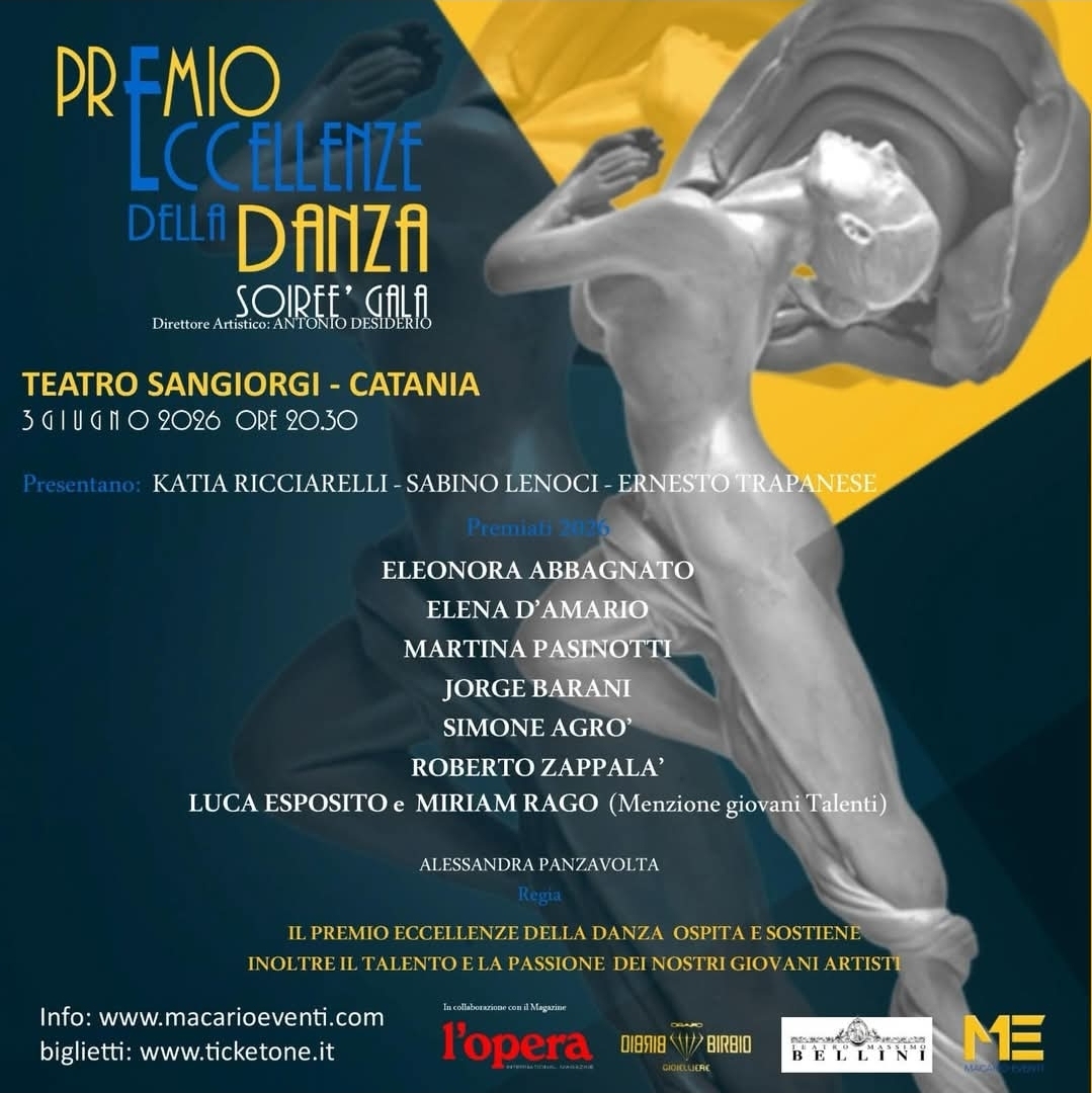 Il Teatro Sangiorgi ospita il Premio delle Eccellenze della Danza 2026: i dettagli dell’evento